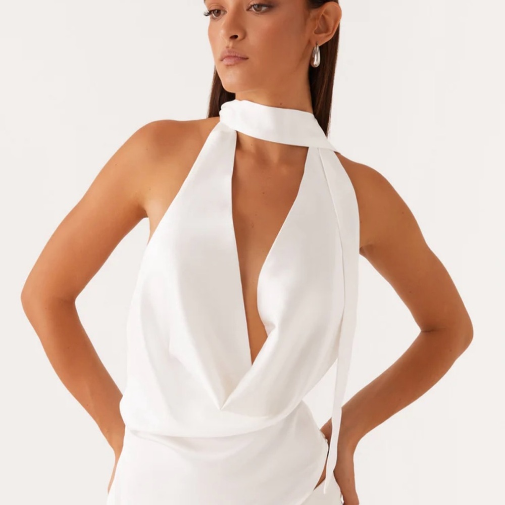 Peppermayo Nina Halterneck Scarf Top